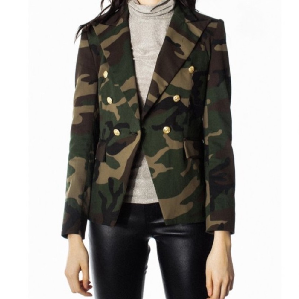 Generation Love camo camouflage blazer S - Picture 2 of 11